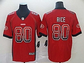 Nike 49ers 80 Jerry Rice Red Drift Fashion Limited Jersey,baseball caps,new era cap wholesale,wholesale hats